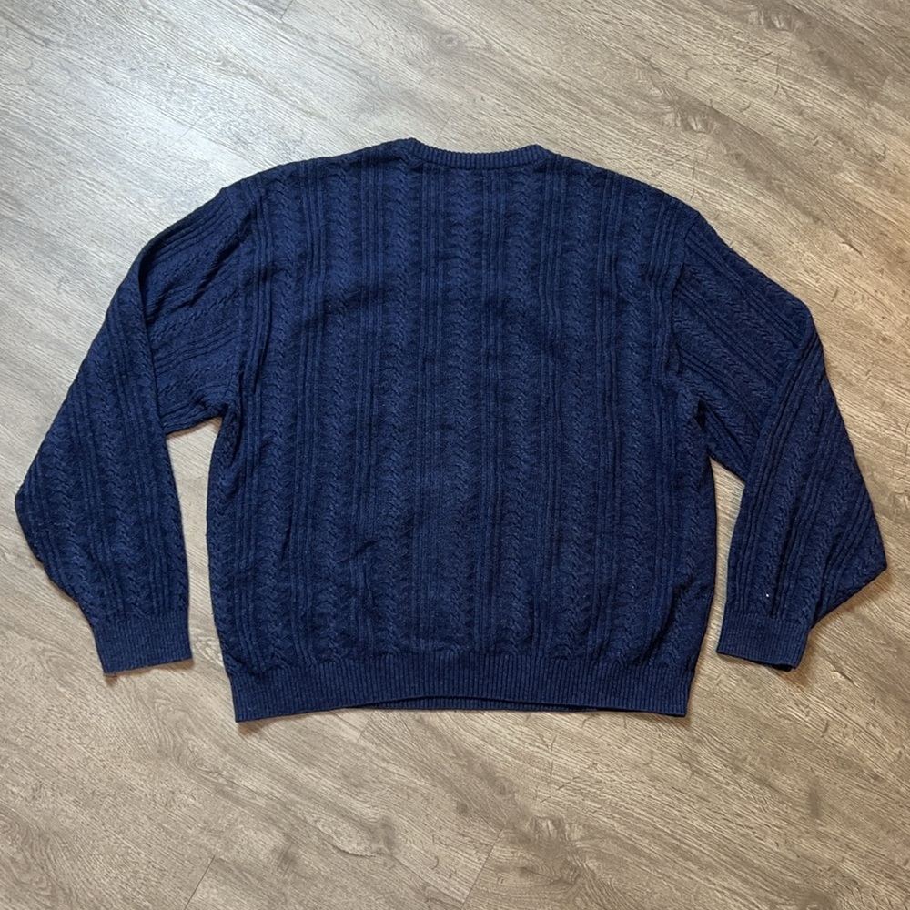 Tricots St Raphael Union‎ Made Wool Blend Knit Crewneck Sweater - Picture 2 of 8